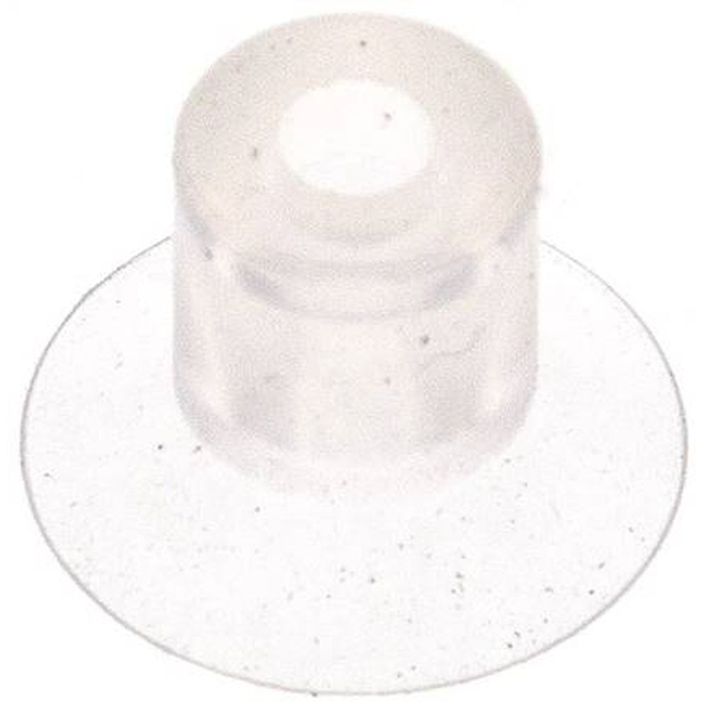 Flat suction cups, support rib, P,series- Ø 32x2mm, CR (50A), black