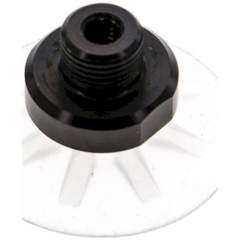 VSP 30 FK SI. Flat suction cups, support rib, P,series- 32x2,5mm, Silicone (50A), transparent