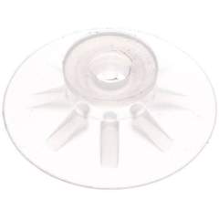 VSP 30 F SI. Flat suction cups, support rib, P,series- 32x2,5mm, Silicone (50A), transparent