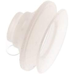 Balgsauger, 1,5-fach, P-Serie, Ø 43x9mm, Silikon (50A), transparent