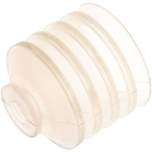 Balgsauger, 4,5-fach, P-Serie, Ø 41x20mm, Silikon (50A), transparent