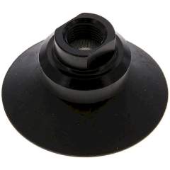 VSP 40 FK CR. Flat suction cups, support rib, P,series- 42x2mm, CR (50A), black