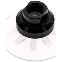 VSP 40 FK SI. Flat suction cups, support rib, P,series- 42x2mm, Silicone (50A), transparent