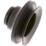 Bellows suction pad, 1,5-way, P-series, Ø 53x12mm, CR (50A), black