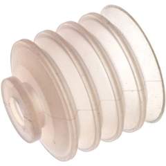 Balgsauger, 4,5-fach, P-Serie, Ø 51x25mm, Silikon (50A), transparent