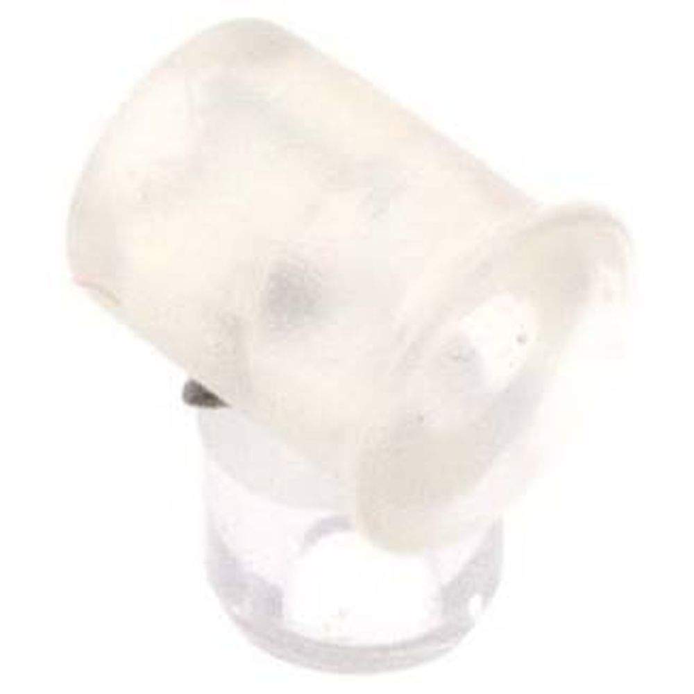 Flat suction cleaner, P-series, Ø 5x0,5mm, Silicone (50A), transparent