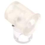 Flachsauger, P-Serie, Ø 5x0,5mm, Silikon (50A), transparent