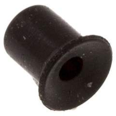 Flachsauger, P-Serie, Ø 7x1mm, CR (50A), schwarz