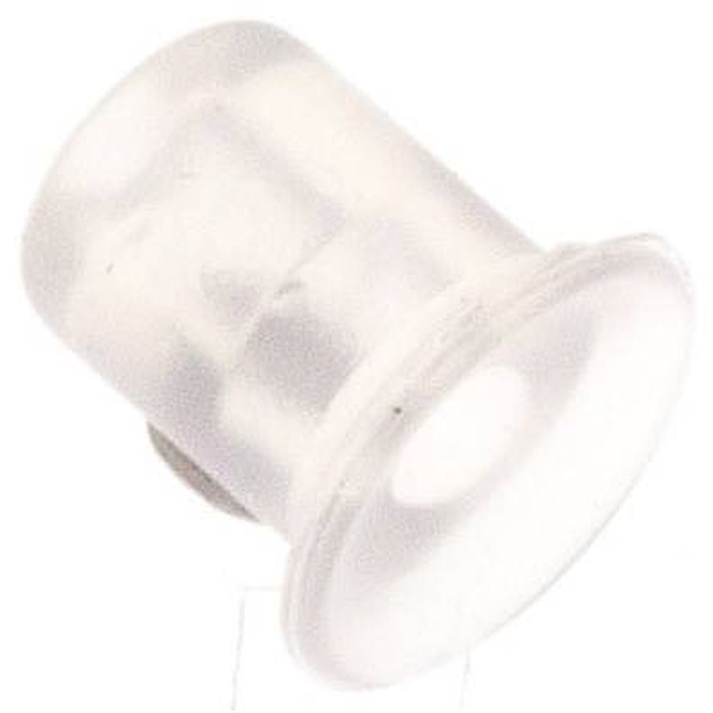 Flat suction cleaner, P-series, Ø 7x1mm, Silicone (50A), transparent