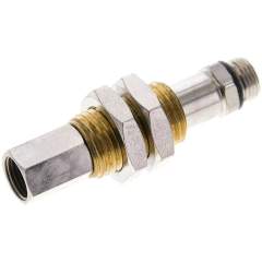 VSPFS 18A/18-08. Spring plunger G 1/8" (AG)xG 1/8" (Female thread), stroke 8mm, Standard