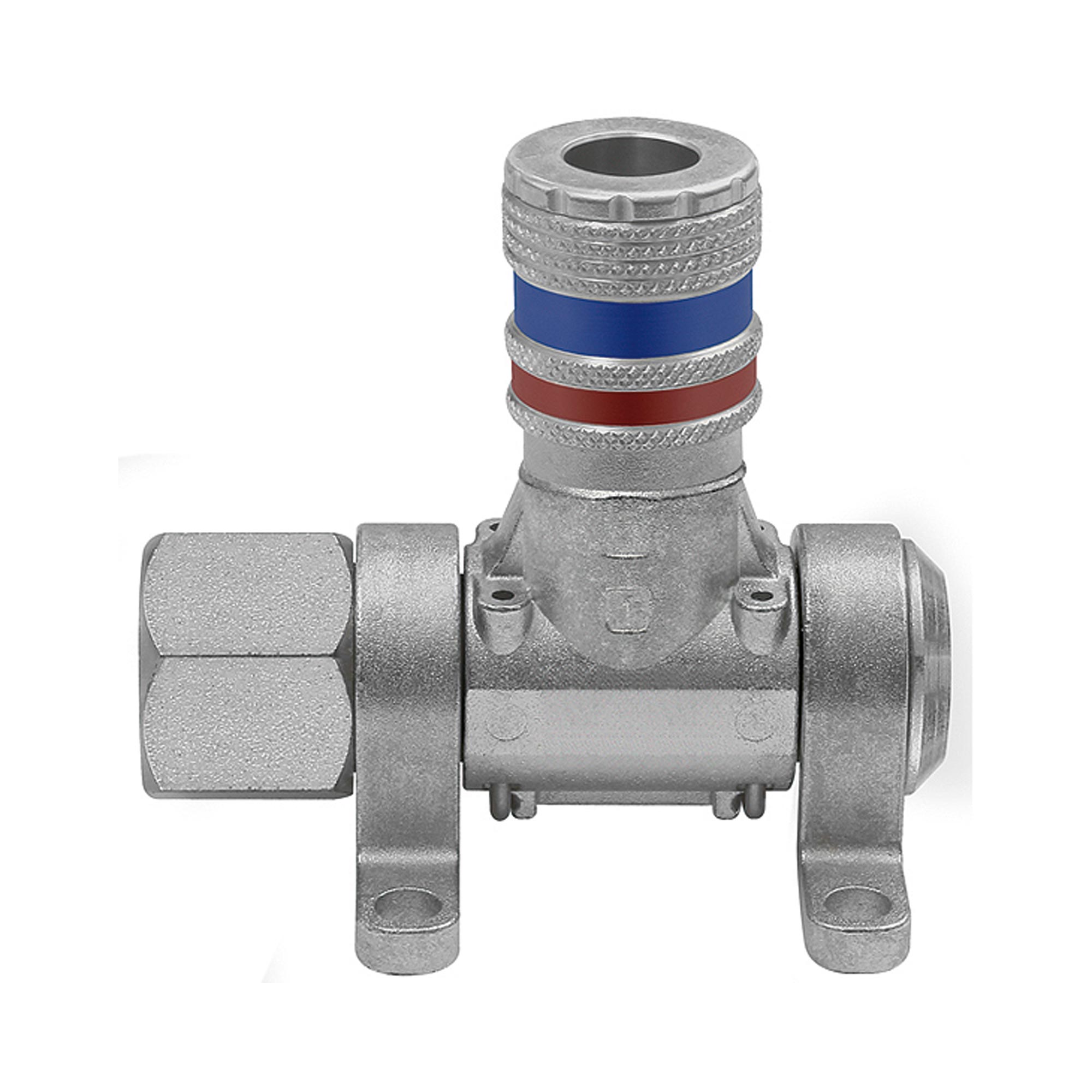 Compressed air distributor »Multi-Link«, 2 safety couplings 7.6 - Riegler 107399