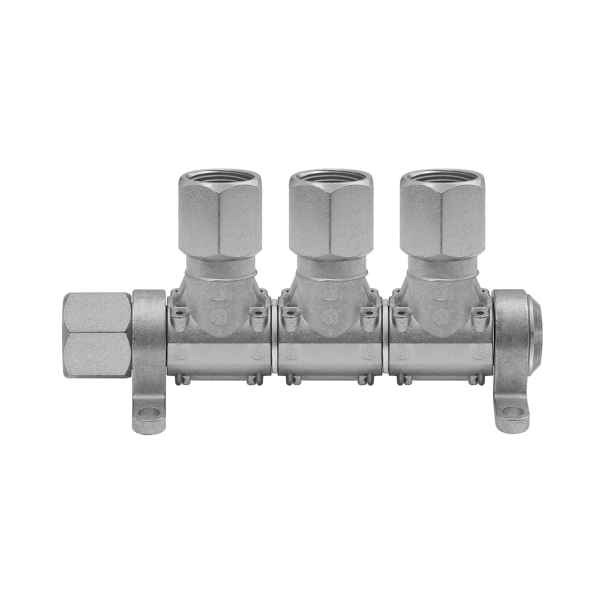 Compressed air distributor »Multi-Link«, without coupling, 3 unit - Riegler 107390