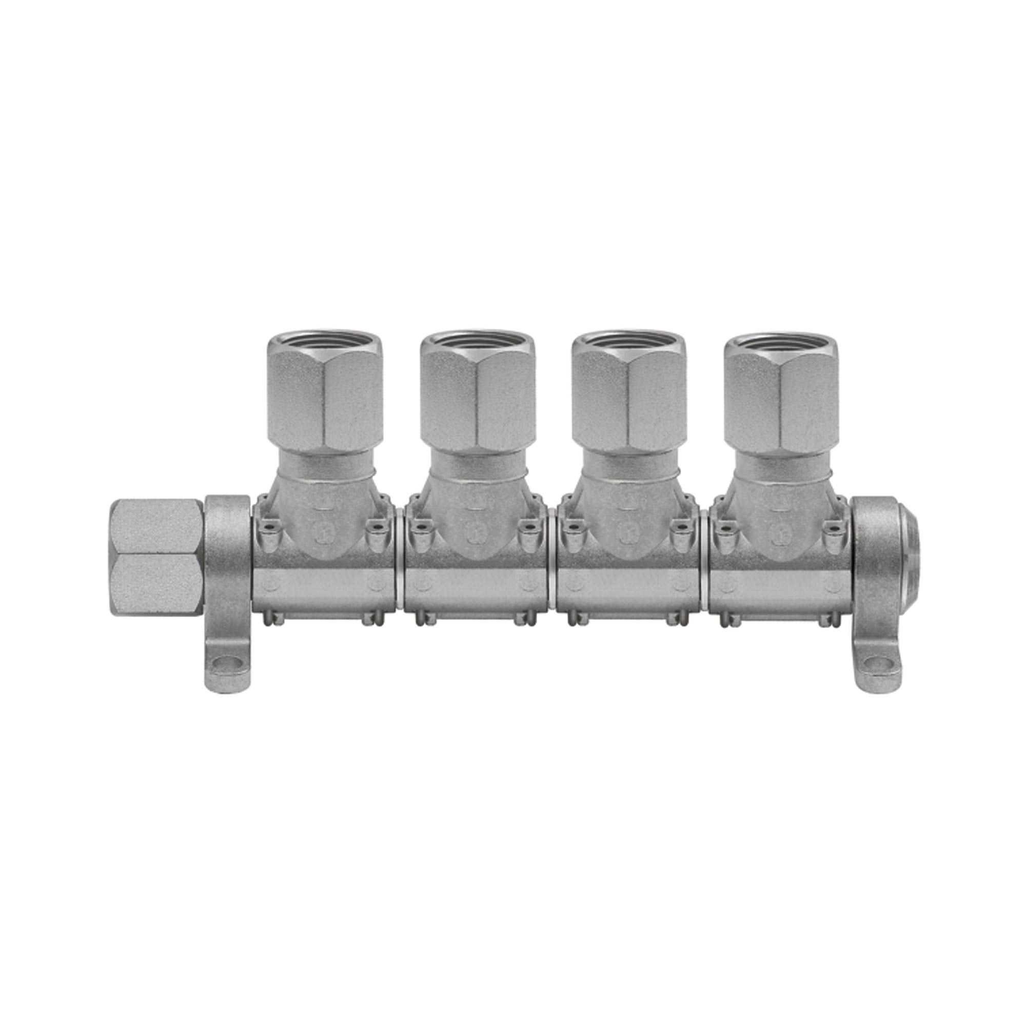 Compressed air distributor »Multi-Link«, without coupling, 4 unit - Riegler 107391