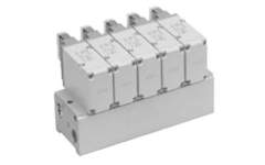 SMC VV3P5-41-071-03F. VV3P5, 500 Series, 3 port solenoid valve manifold