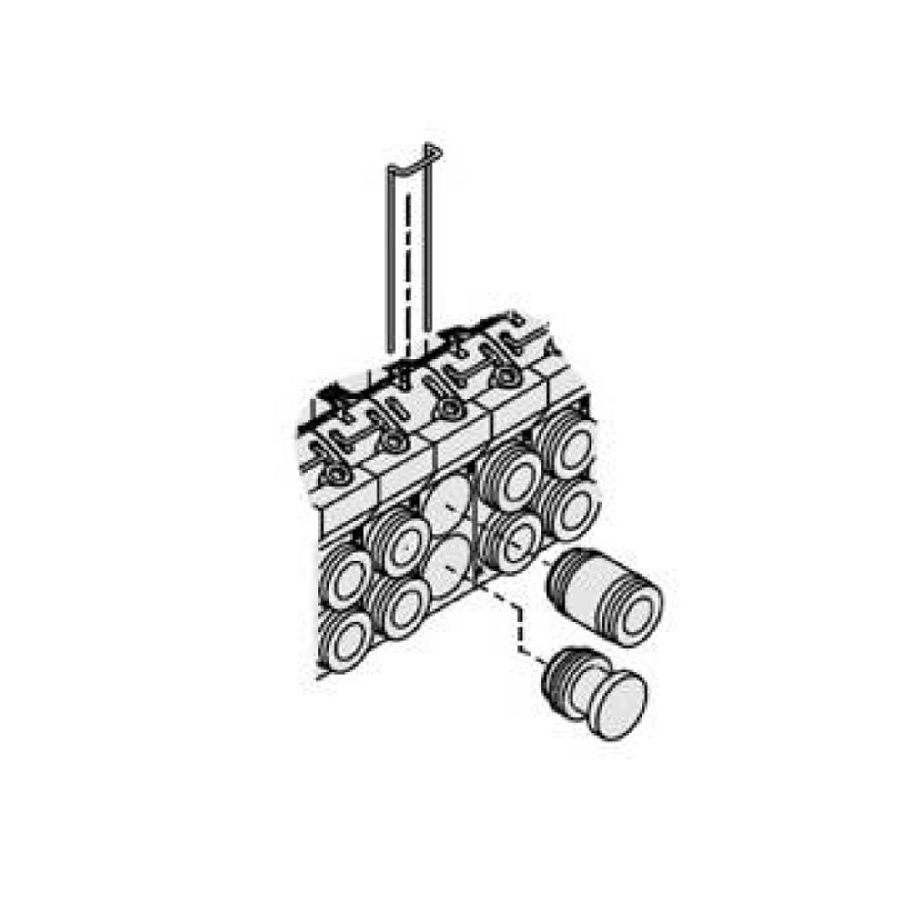 SMC VVQ1000-57A. DIN-Schienen-Anbausatz