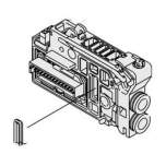 SMC VVQ1000-10A-1. VVQ1000-10A-1, Blindplatte, Flanschversion