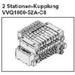 SMC VVQ1000-51A-N9. Gerade Steckverbindung