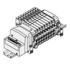 SMC VVQ2000-52A-C10. 2-Stationen-Kupplung