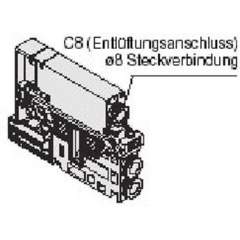 SMC VVQ2000-P-1-C8. VVQ2000-P-1-C8, Individual SUP Spacer, Base Mounted