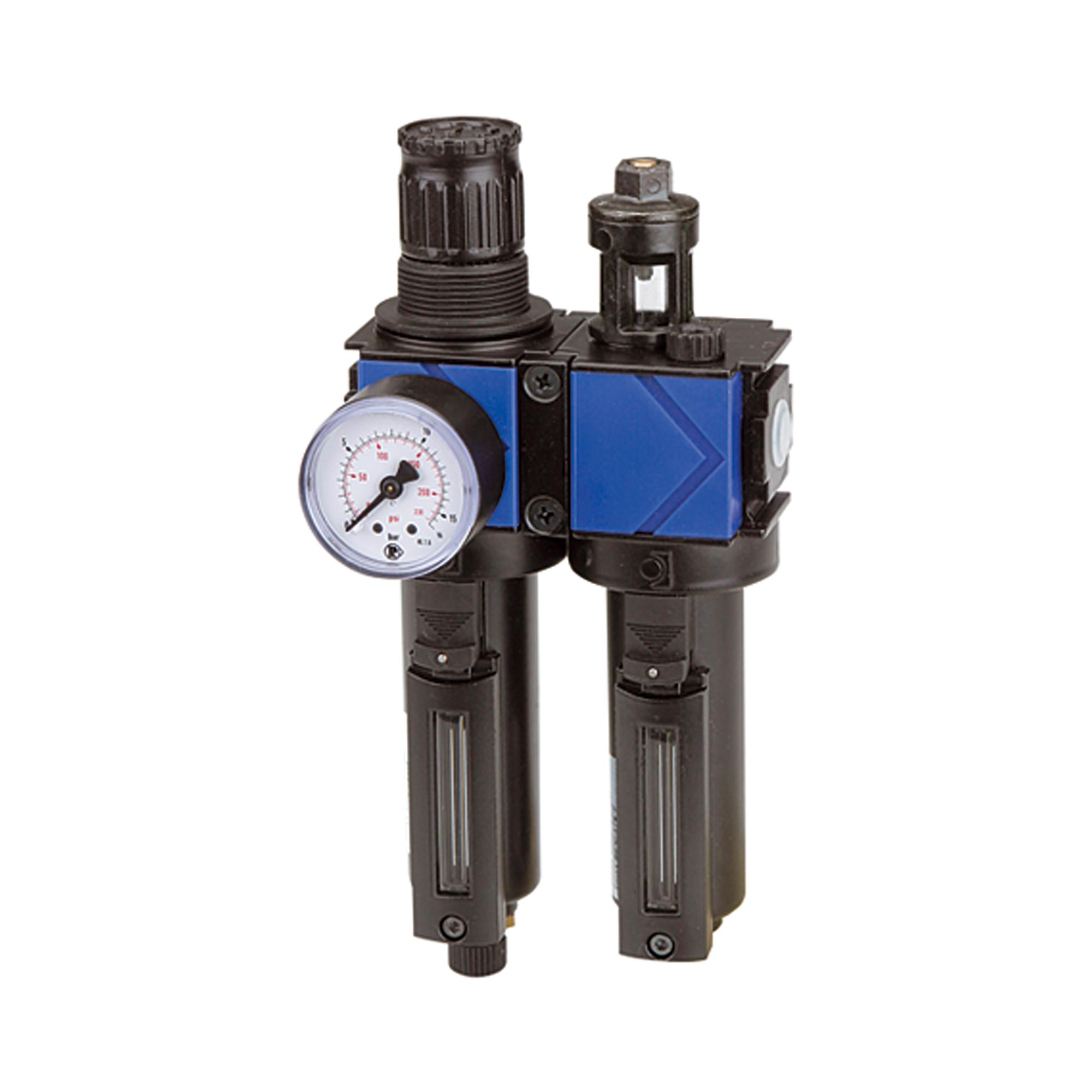 Wartungseinheit 2-tlg. »variobloc«, Metallbehälter, BG 1, G 3/8 - Riegler 125346