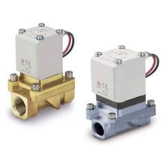 SMC VXZ2B2FJ. VXZ2*2, Electroválvula de 2 vías de mando asistido para agua