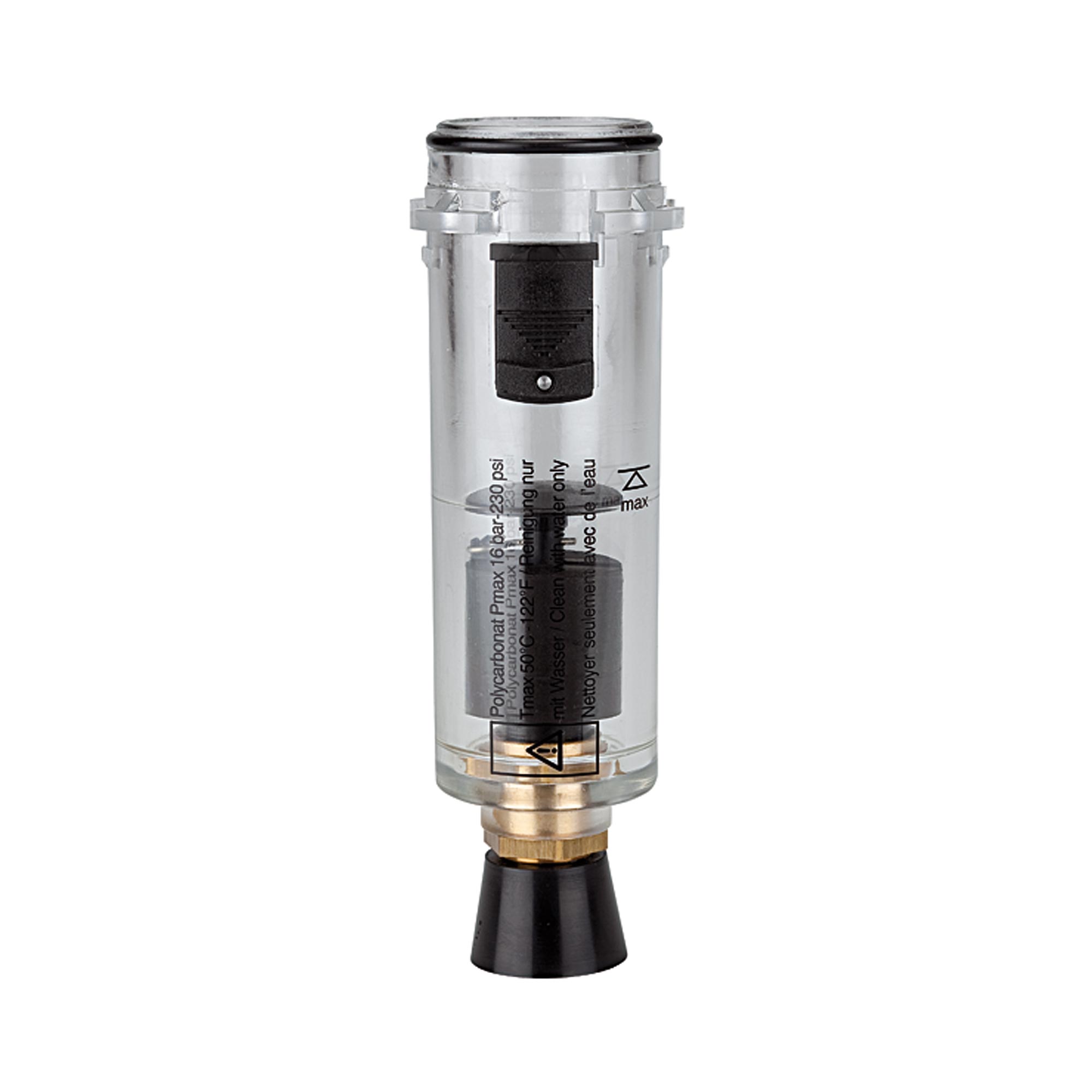 PC container, Automatic bleeder valve (integrated design) - Riegler 100664