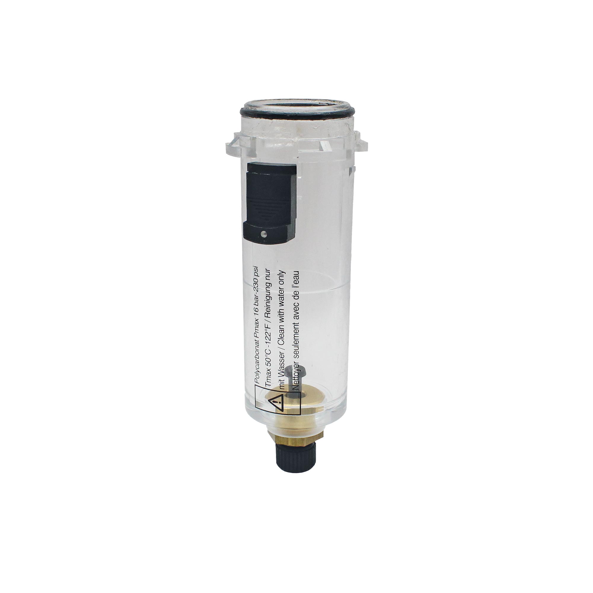 Polycarbonatbehälter mit Handablassventil, BG 2 - Riegler 100689