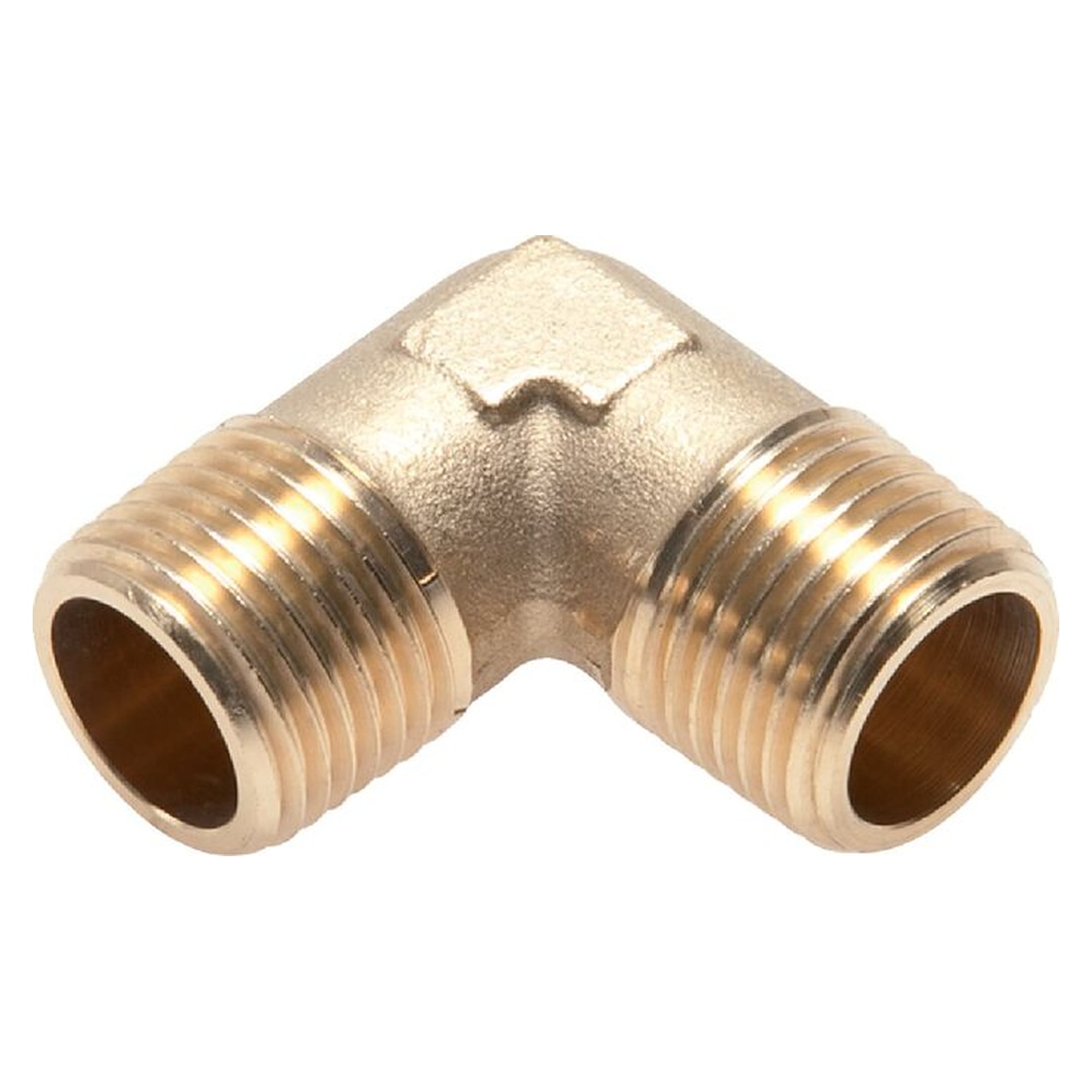 90° elbow, thread R 1/2", PN 16 bar, brass, change of direction in pipework
