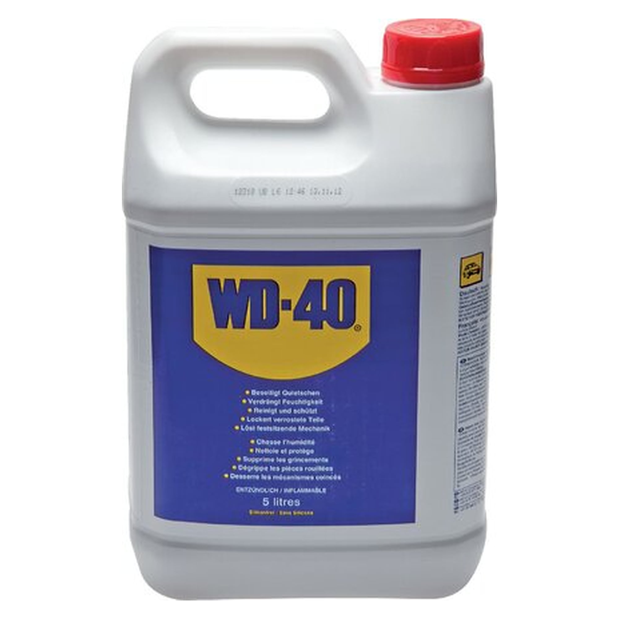 WD-40, 5 l canister (DIN 42), lubricant for servicing and maintenance