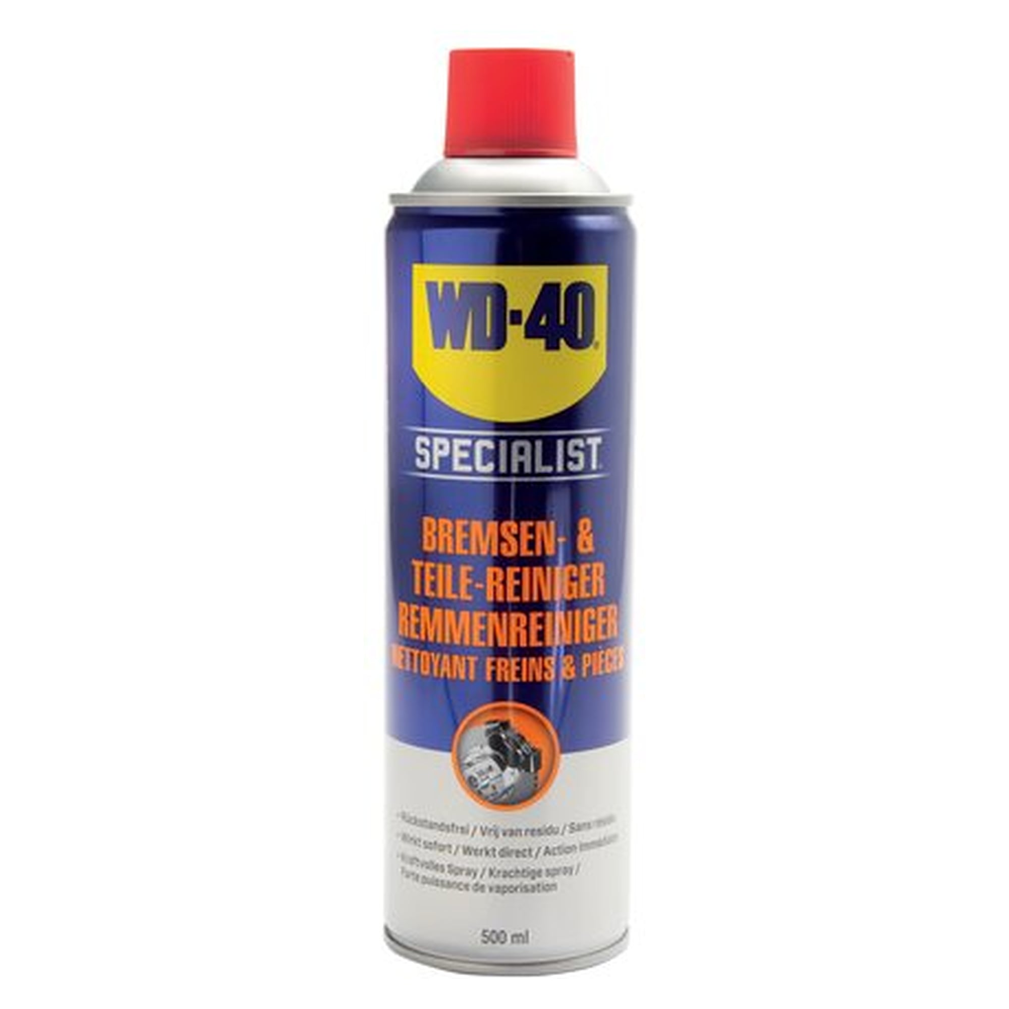 WD-40 Bremsenreiniger, 500 ml Classic-Spraydose, Schmierstoff für Wartung und Instandhaltung