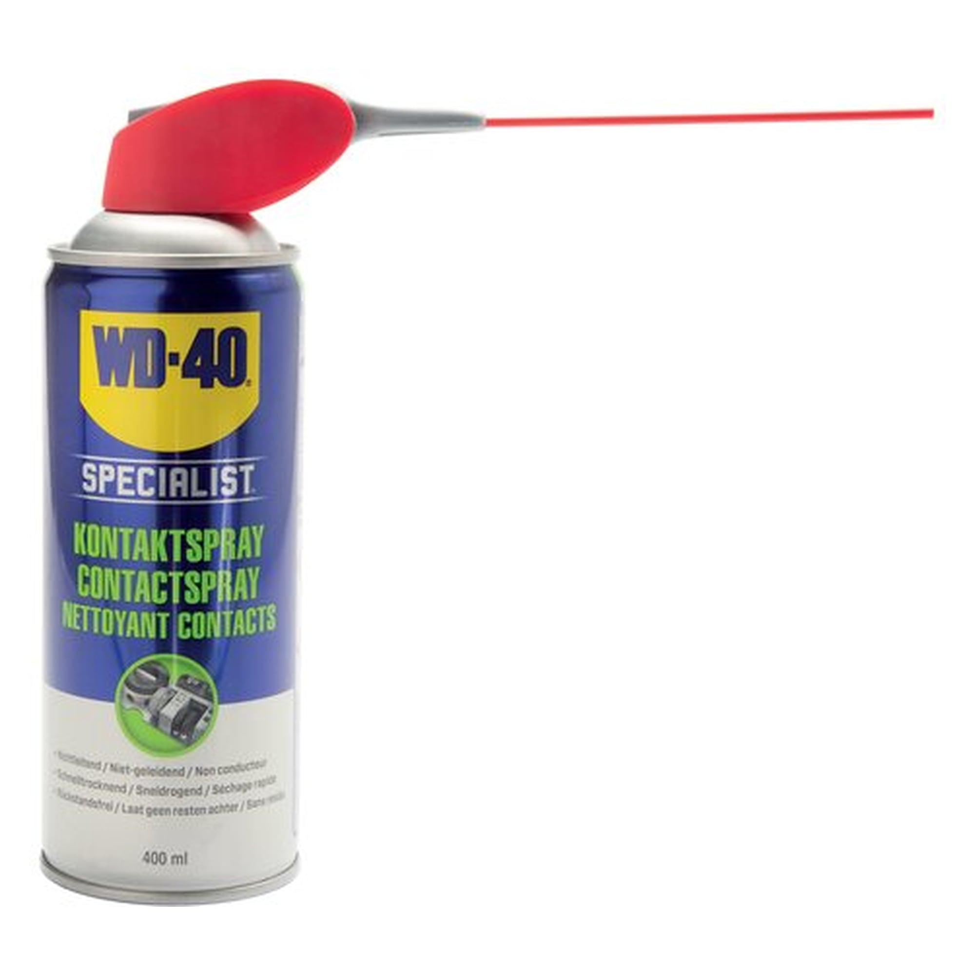 WD-40 Kontaktspray, 400 ml Smart-Straw-spray can, Schnell wirkend, entfernt oil, dirt