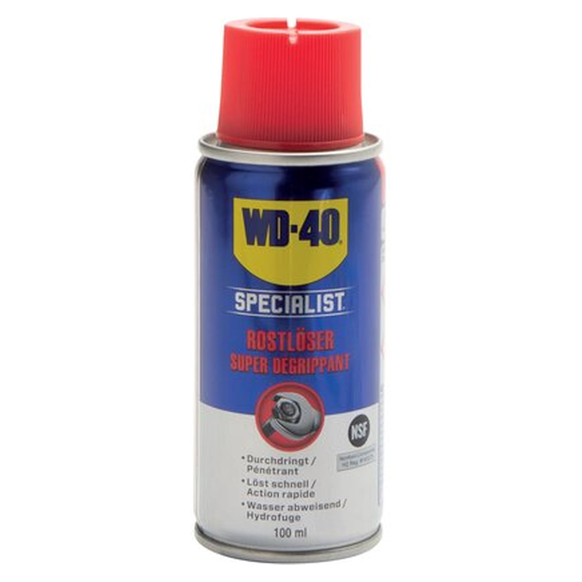 WD-40 Rostlöser, 100 ml Classic-Spraydose, Kraftvoll und schnell wirkend