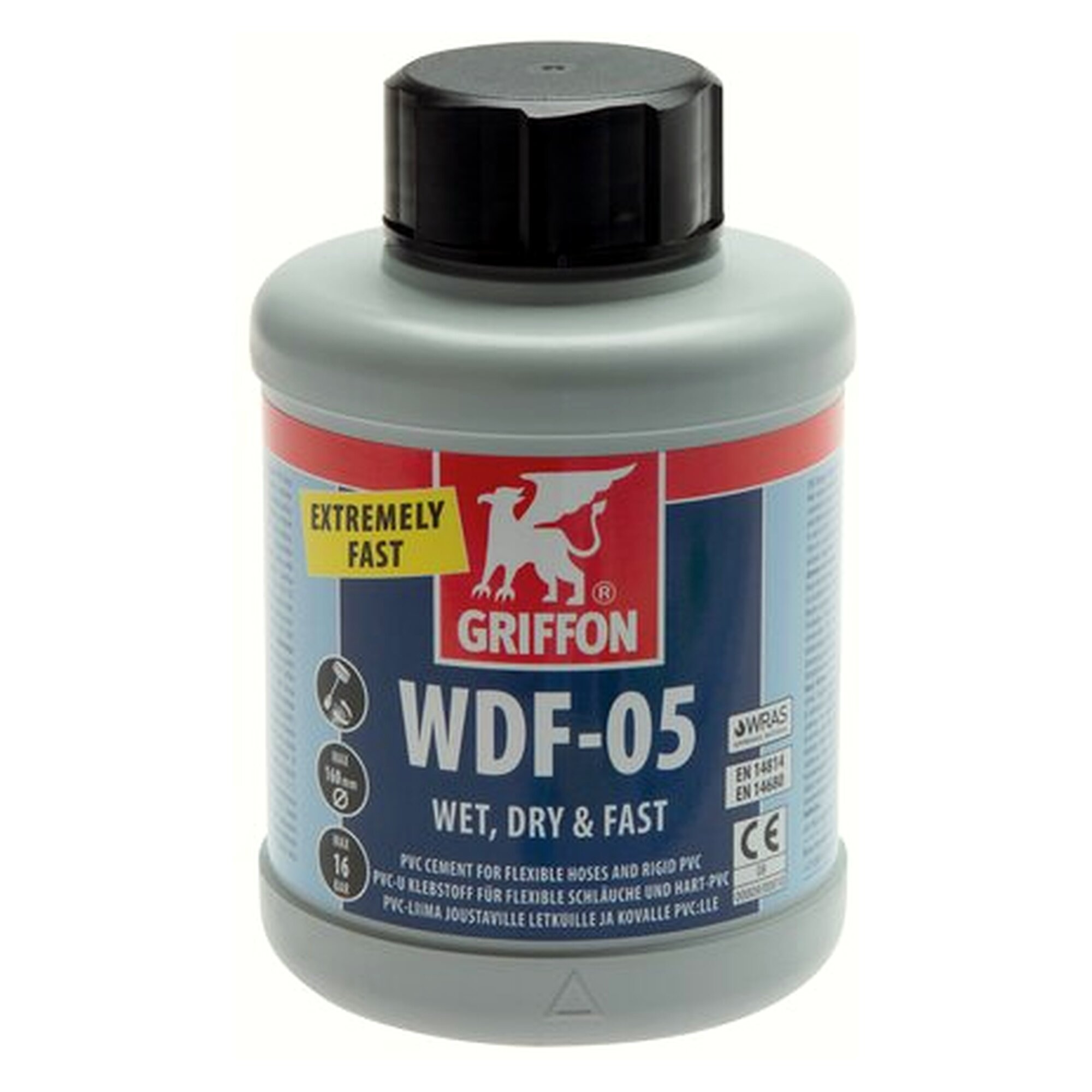 Adhesive for PVC-U pipes WDF-05 (Express), 250ml, content 250 ml, installation product