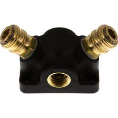 Wanddose mit G 1/2" (IG) und 2 Standard-Kupplungsdosen NW7,2