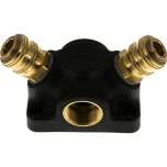 Wanddose mit G 3/4" (IG) und 2 Standard-Kupplungsdosen NW7,2