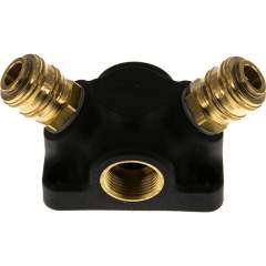 Wanddose mit G 3/4" (IG) und 2 Standard-Kupplungsdosen NW7,2