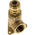 Wanddose mit Kupplungsdose, G 3/4", Messing