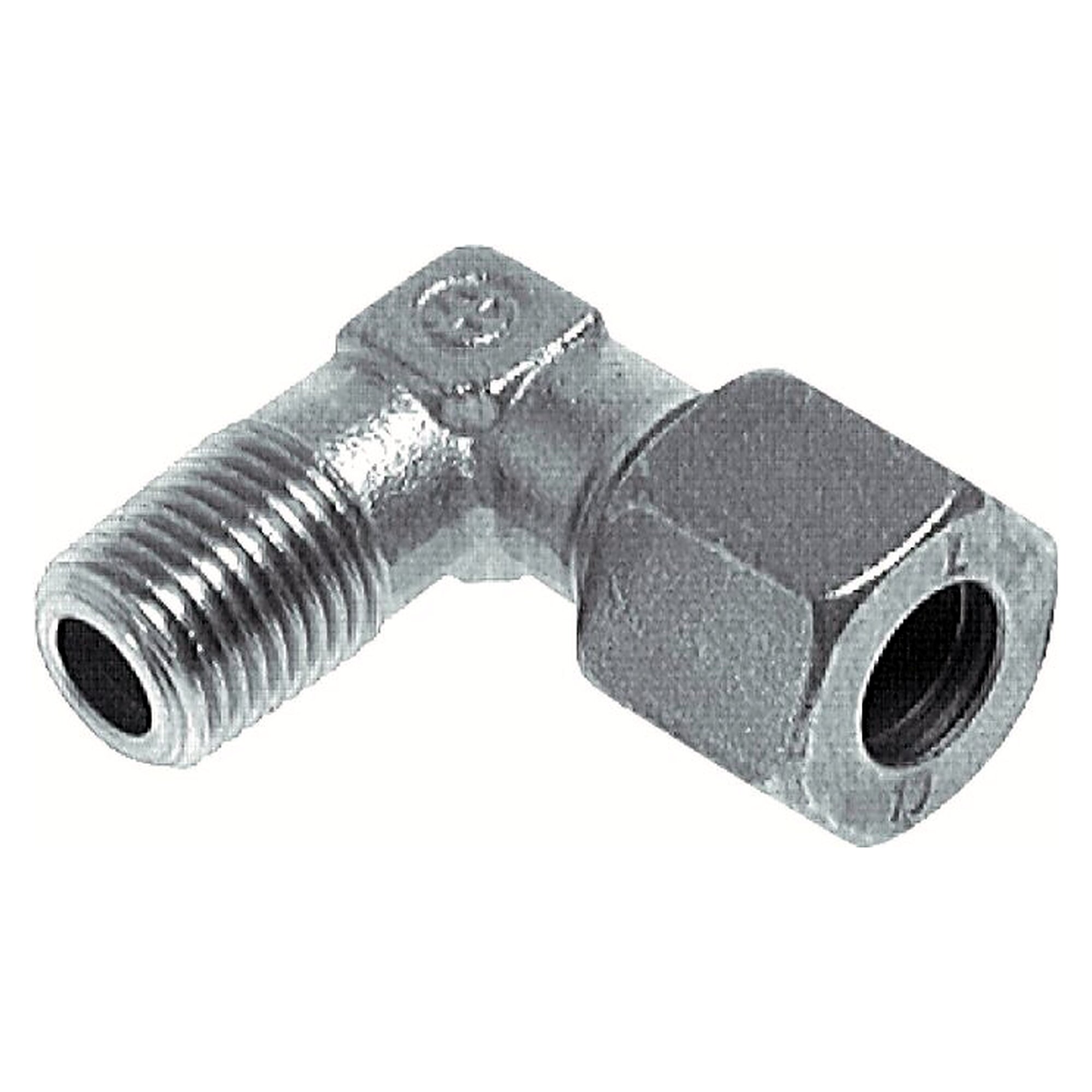Schneidringverschraubung, Winkelform, Gewinde M 12x1,5 (konisch), -40 bis +120 °C