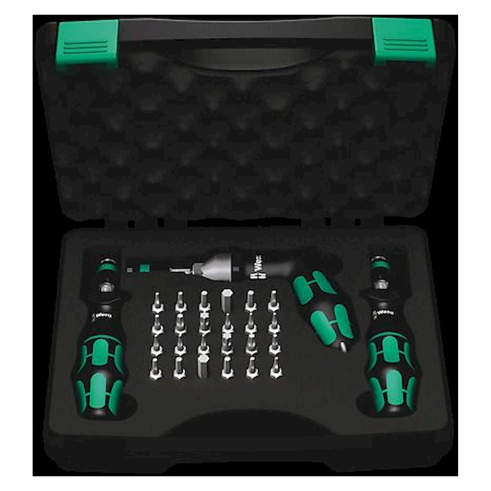 Wera 5074739001. 7440/41/42 Kraftform Drehmoment-Schraubendreher-Satz 0,3-6,0 Nm, 27 Stück