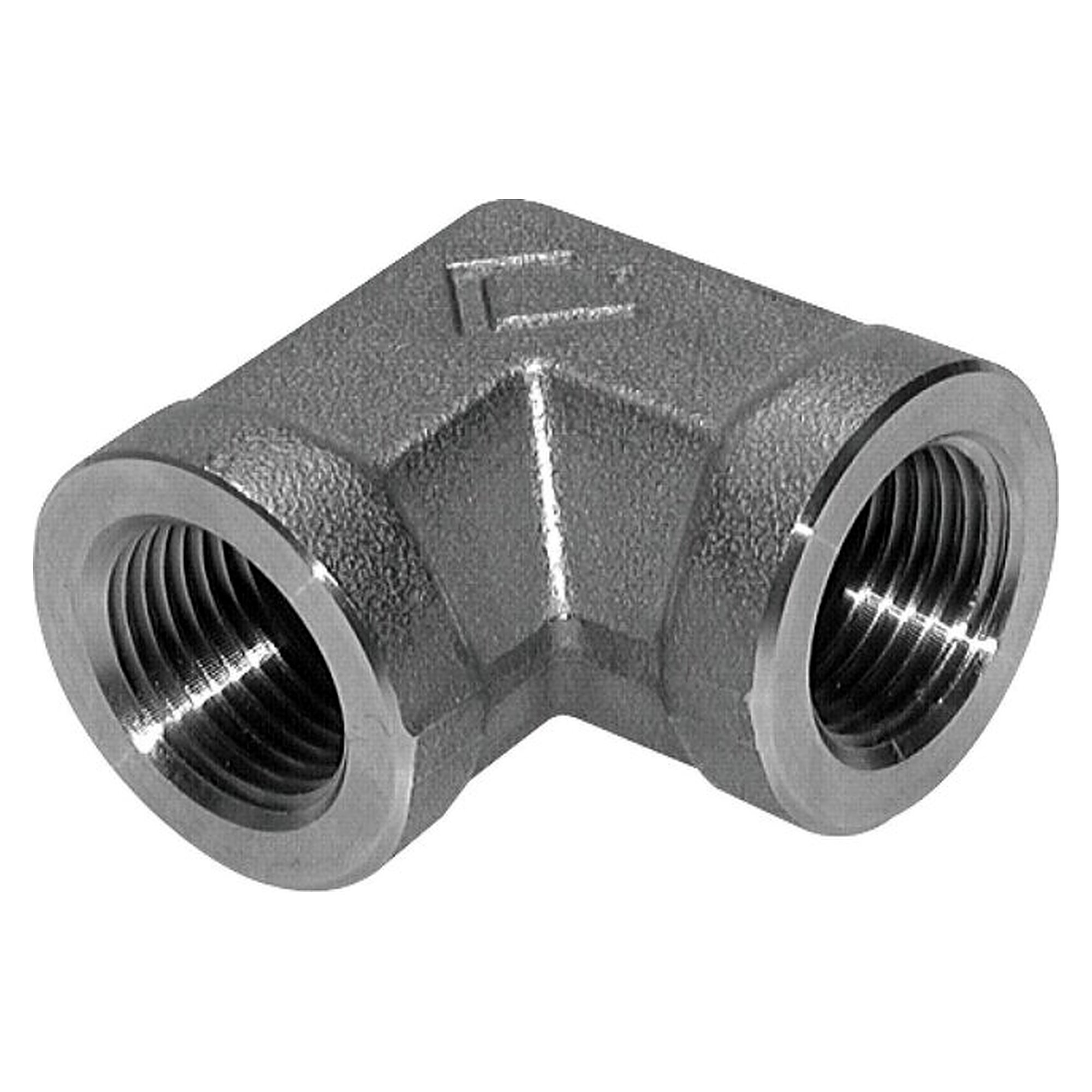Hochdruck-90°-Winkel, Gewinde G 3/8", PN 250 bar, Edelstahl V4A