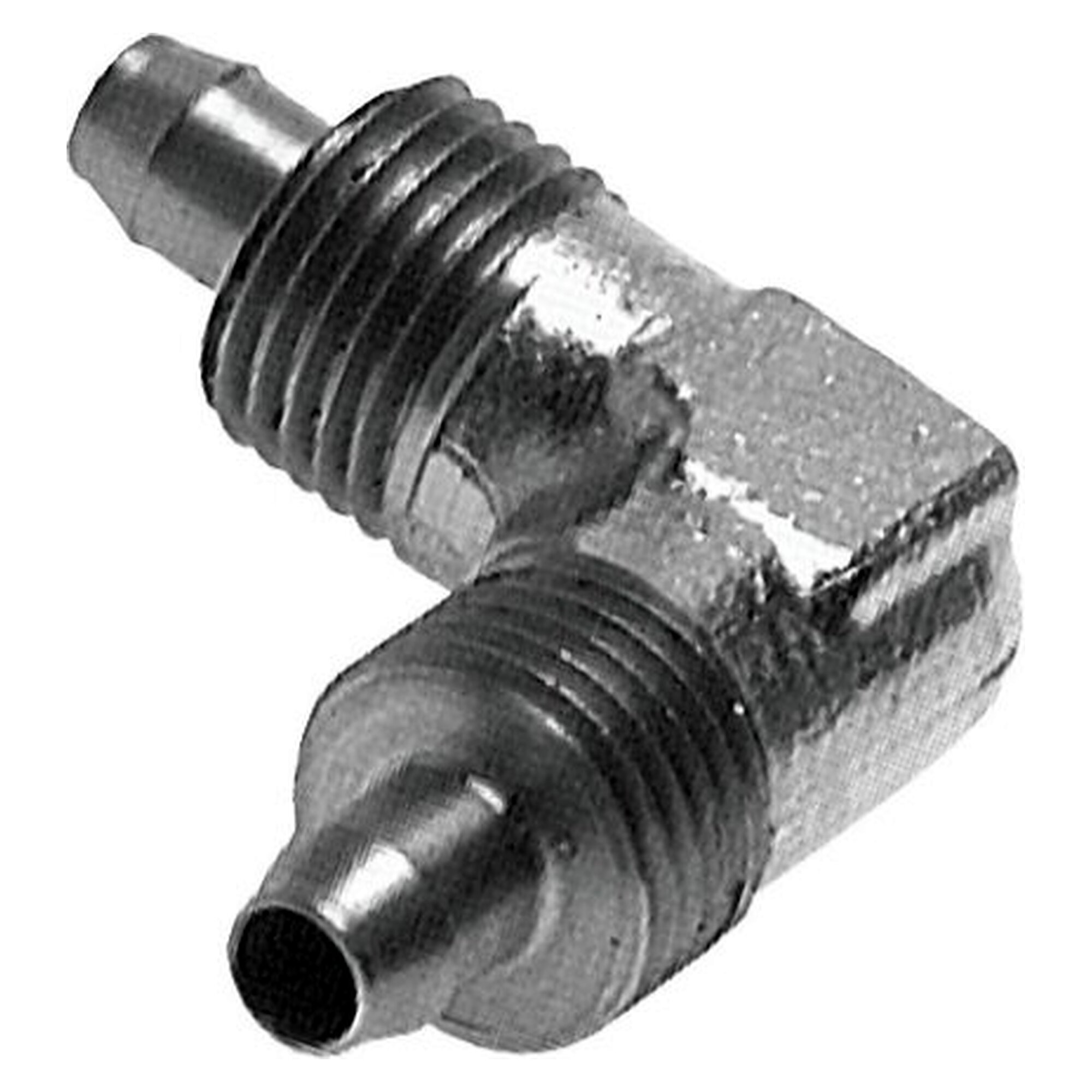 Gewindestück, Winkelform, Schlauch 8x6 mm, 1.4404, Gewinde für Überwurfmutter M 12x1
