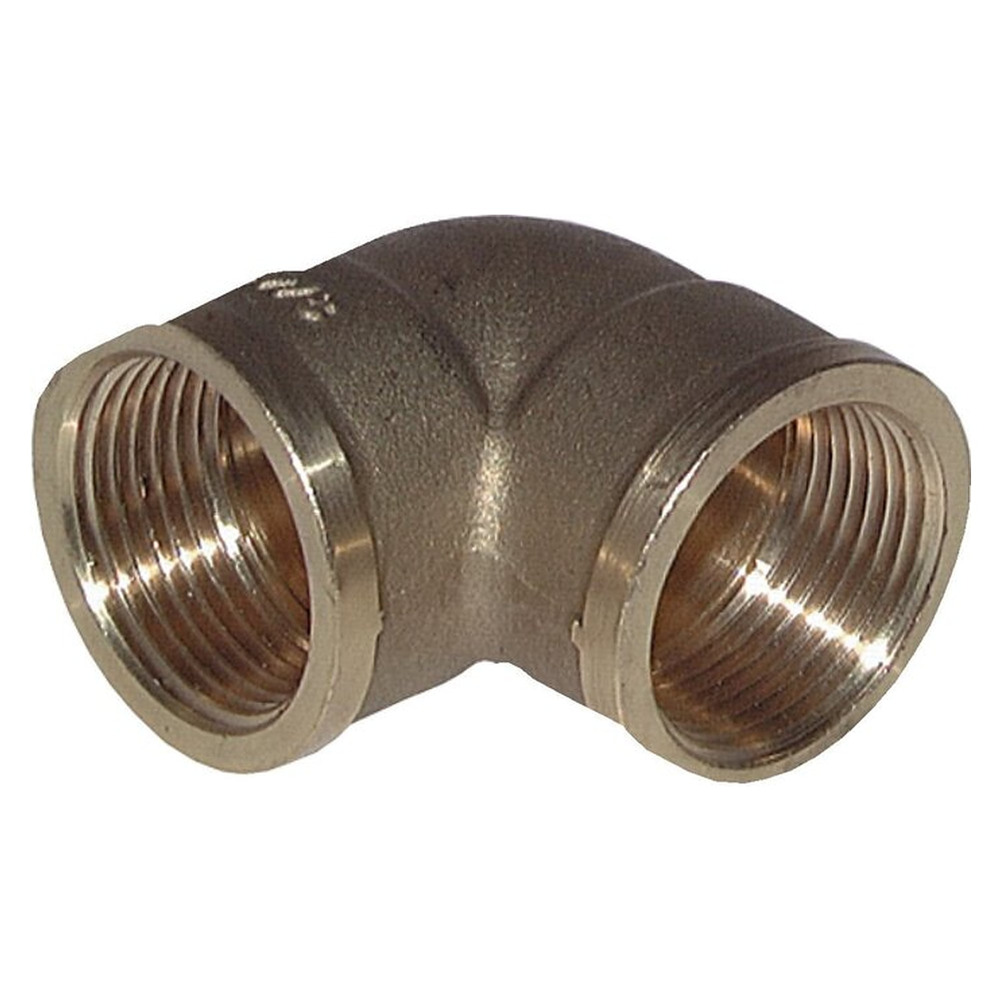 90°-Winkel, Gewinde G 1/8", PN 16 bar, Messing, Richtungswechsel im Rohrnetz