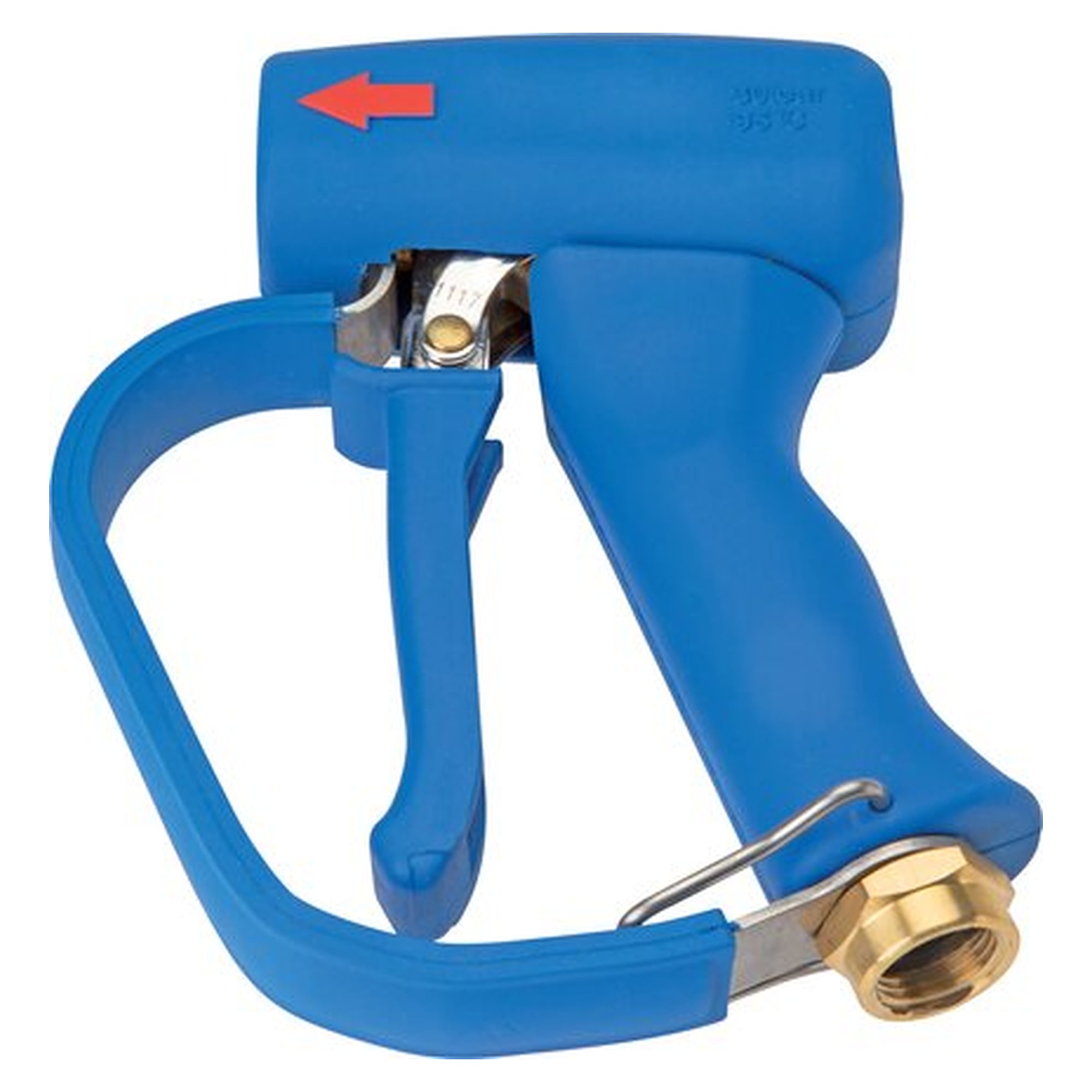 Water saving gun ergonomic version, stainless steel / brass, connection (female thread) G 1/2"