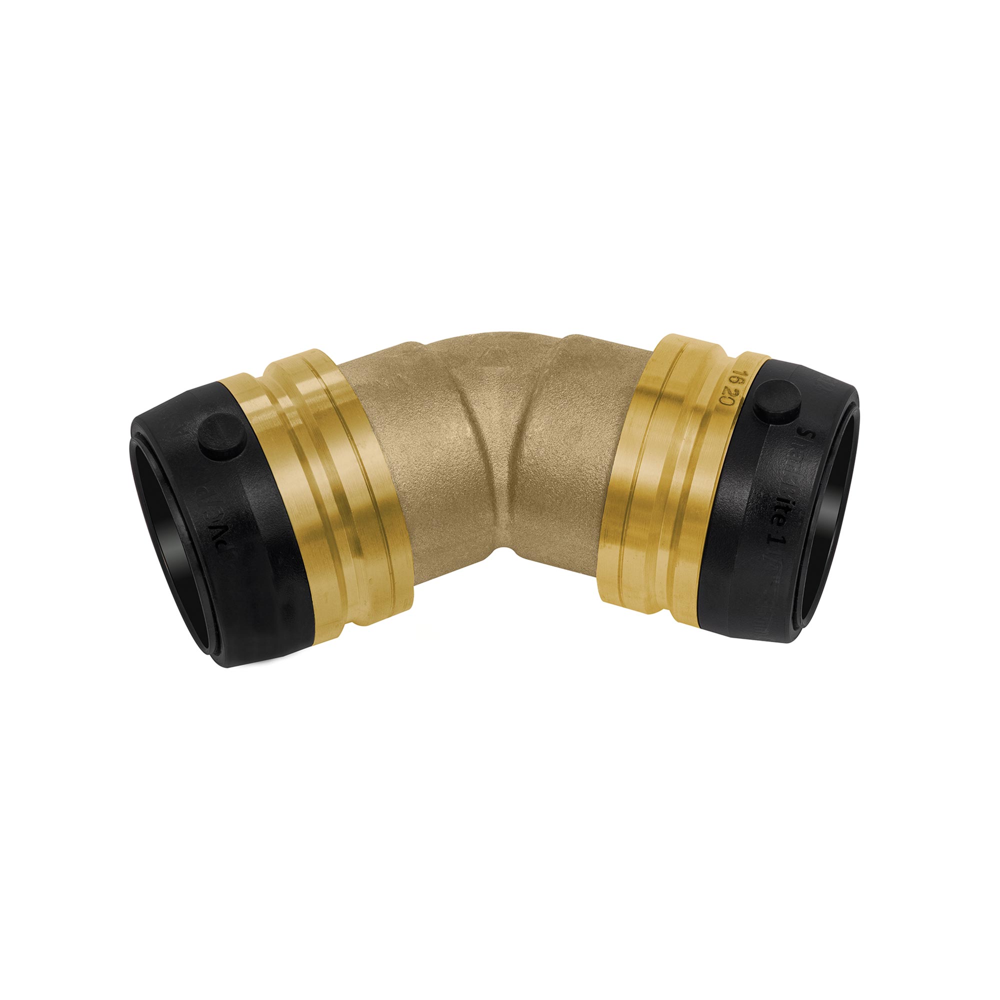 Winkelverbinder 45°, Messing, »sharkbite« - Riegler K219