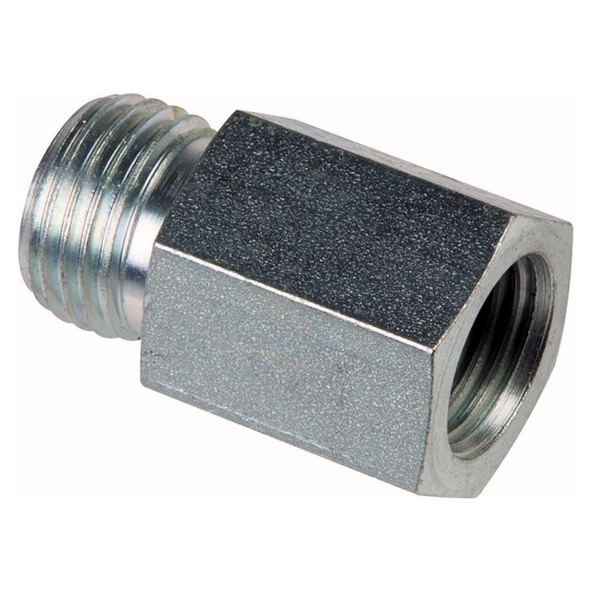 Gerade Aufschraubverschraubung, M 27x2-20 S (M30x2), ohne Mutter/Schneidring, Stahl verzinkt