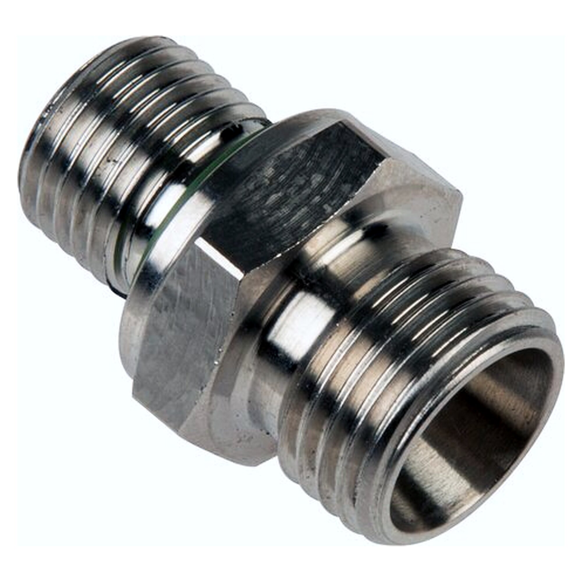 Male stud coupling, straight, G 1/4", tube 8 L, stainless steel 1.4571, without nut and cutting ring