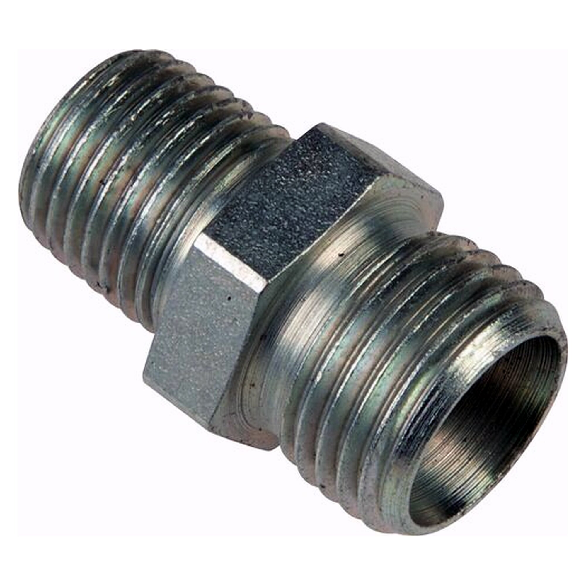 Gerade Einschraubverschraubung, R 1/2", 18 L (M26x1,5), ohne Mutter und Schneidring, Stahl verzinkt