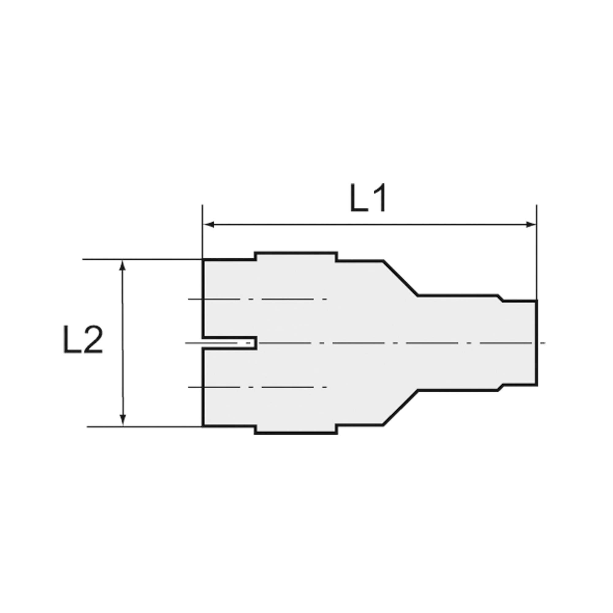 Y-connection POM, for hose exterior Ø 12 mm - Riegler 136492