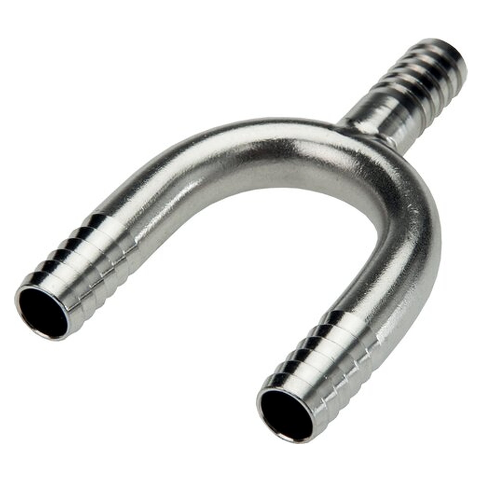 Schlauchverbinder, Y-Form, Schlauch innen 13 (1/2") mm, 1.4301