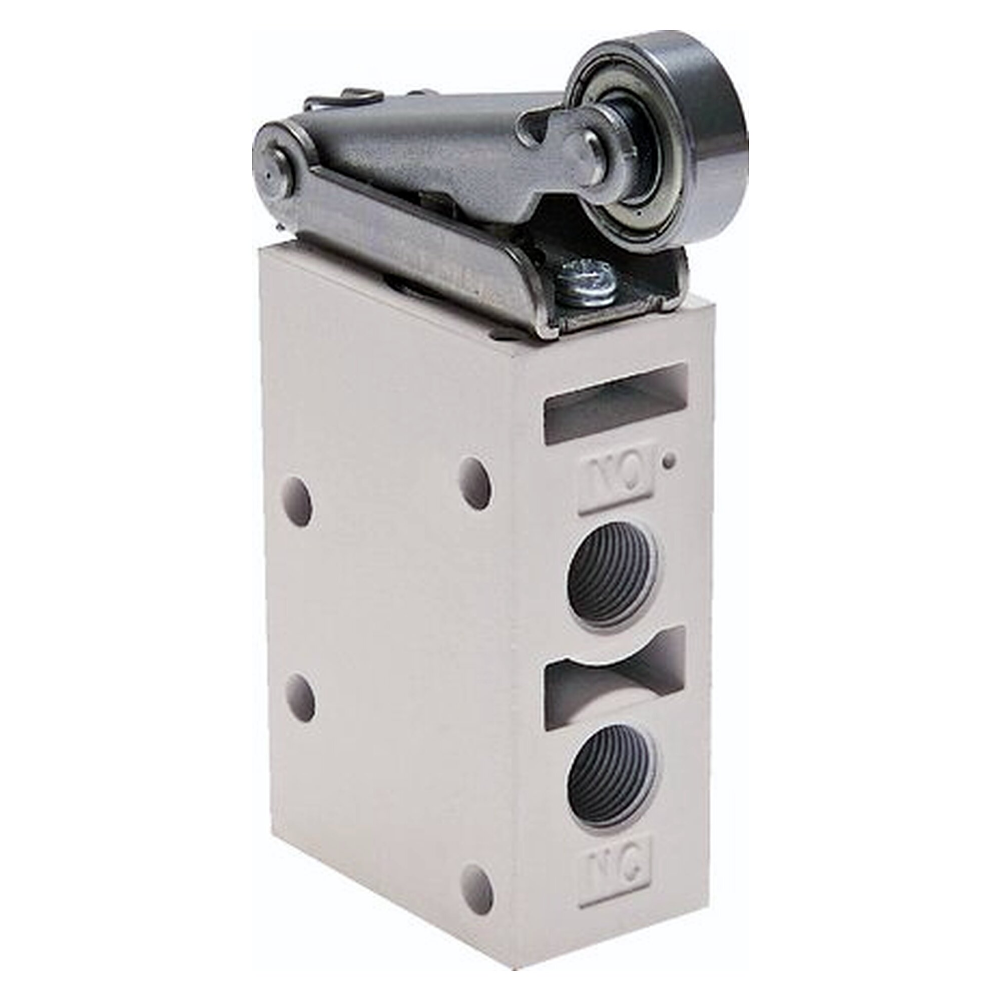 3/2-way limit valve, Roller lever, steel roller (ball bearing mounted), G 1/8", 450 l/min